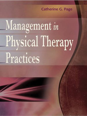 cover image of Management in Physical Therapy Practices